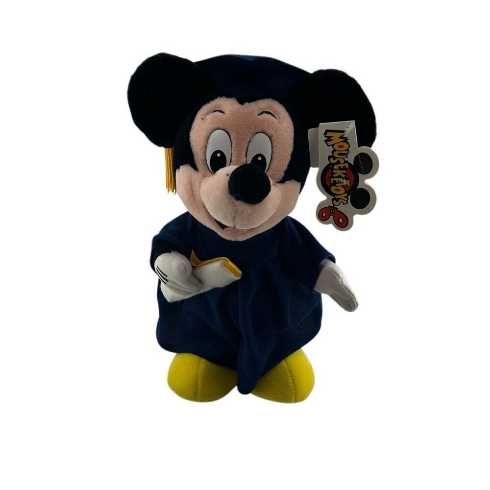Mickey Mouse Disney Mousekeytoys Graduation 12” NWT